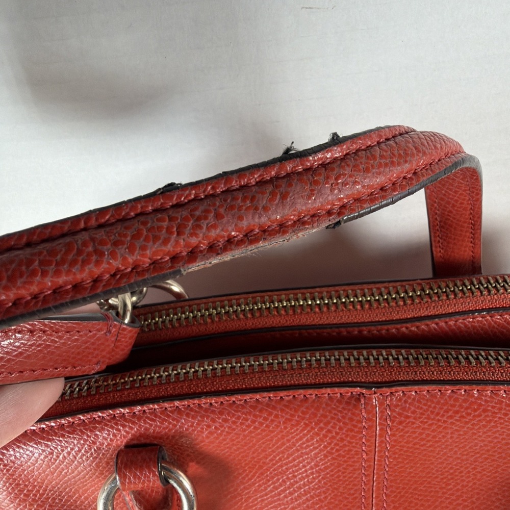 Coach Coral Mini Christie Carryall Crossbody Shoulder Bag In Crossgrain Leather - Picture 9 of 14